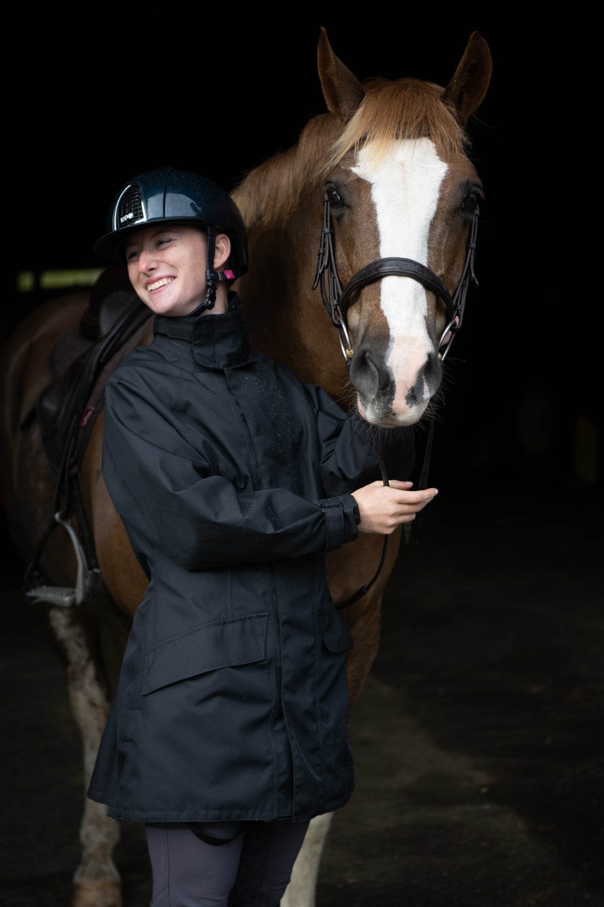 LADIES' RI-DRY CLASSIC COAT - NAVY