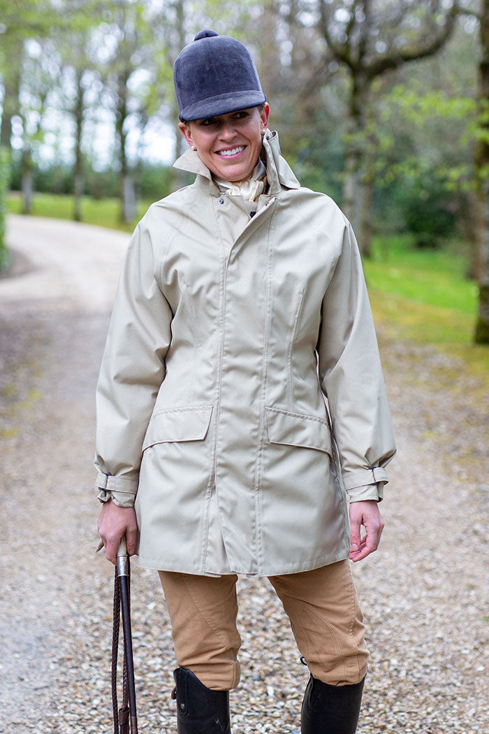 LADIES' RI-DRY CLASSIC COAT - BUFF