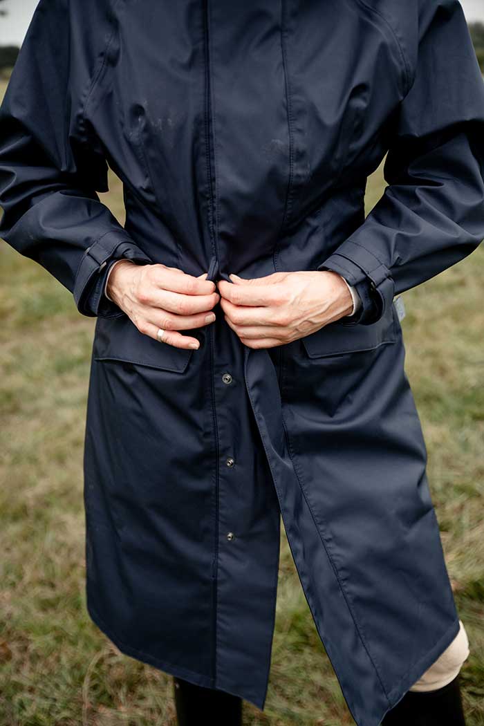 LADIES' LANACRE COAT - NAVY