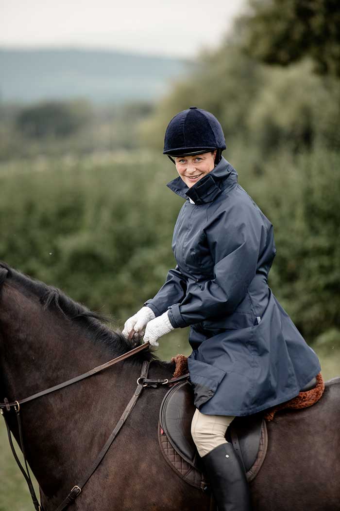 LADIES' LANACRE COAT - NAVY