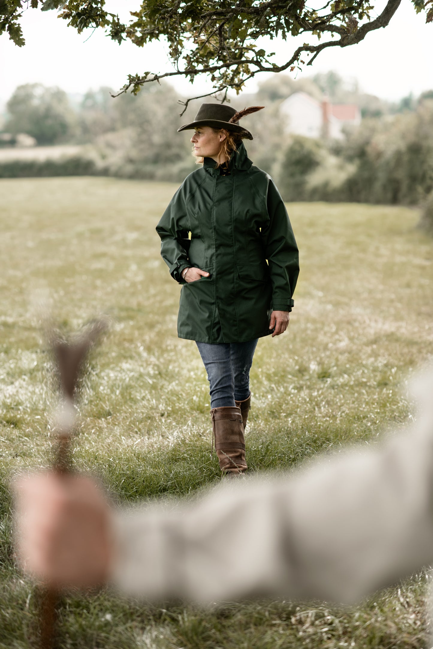 LADIES' RI-DRY CLASSIC COAT - GREEN